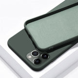 Coque de protection en silicone pour iPhone