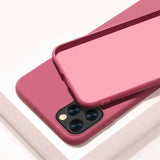 Coque de protection en silicone pour iPhone