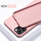 Coque de protection en silicone pour iPhone